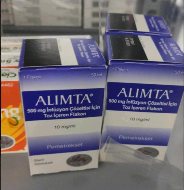 Alimta (pemetrexed) 500 mg for intravenous injection Lilly, France - photo