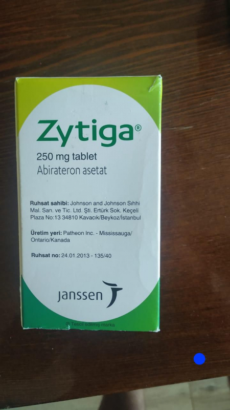 Zytiga, Зітіга (абіратерон) 250 мг 120 таб Janssen - фото